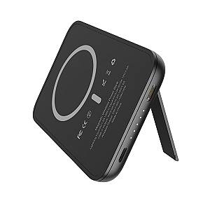 Veger W0553 Tiny MagSafe Power Bank 5000mAh 20W με Θύρα USB-C Μαύρο