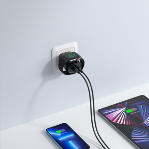 Veger W002E Φορτιστής Χωρίς Καλώδιο με Θύρα USB-A και Θύρα USB-C 20W Power Delivery Λευκός