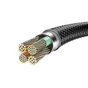 Veger V105 Braided USB to Lightning Cable Μαύρο 1.2m
