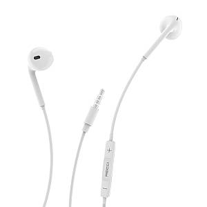 Recci Rep-l07 In-ear Handsfree Headphones with Connector 3.5mm White