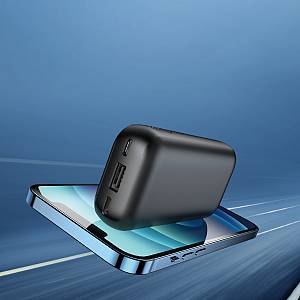 Veger S10 Power Bank 10000mAh 20W με Θύρα USB-A και Θύρα USB-C Power Delivery / Quick Charge 3.0 Μαύρο