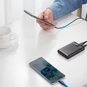 Veger S11 Power Bank 10000mAh 20W με Θύρα USB-A και Θύρα USB-C Quick Charge 3.0 / Power Delivery Μαύρο