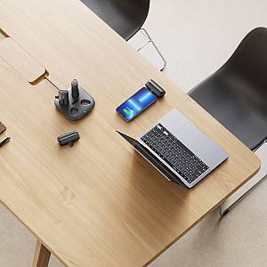 Veger W007 Charging Station 4x5000mAh (2 lightning+2 Type-c) Power Bank Μαύρο