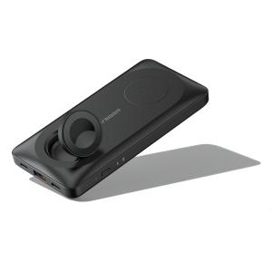 Veger W1156 MagMulti Wireless MagSafe Power Bank 10000mAh 15W with USB-A Port and USB-C Port Black