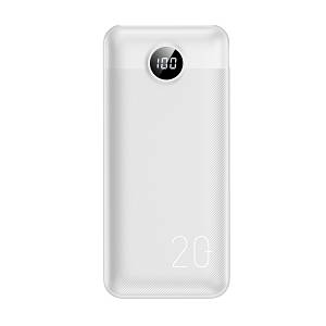 Veger L20S Power Bank 20000mAh 20W με 2 Θύρες USB-A Λευκό