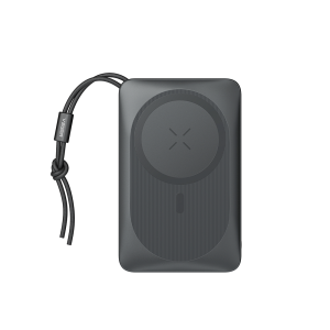 Veger W1151 MagOn Magnetic Wireless MagSafe Power Bank 10000mAh 15W με Θύρα USB-A και Θύρα USB-C Power Delivery / Quick Charge 3.0 Γκρι