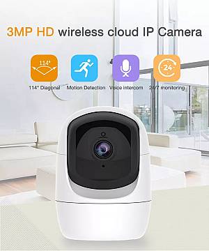 AJCLOUD 638JD3 IP Κάμερα Παρακολούθησης Wi-Fi U/traHD+ 3MP με Αμφίδρομη Επικοινωνία