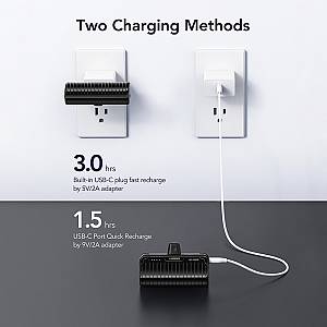 Veger W0558 Power Bank 5000mAh 20W με Θύρα USB-Type C Fast Charging Μαύρο