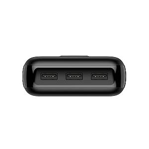 Veger L30 Power Bank 30000mAh 20W με 3 Θύρες USB-A και Θύρα USB-C Μαύρο