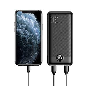 Veger L30 Power Bank 30000mAh 20W με 3 Θύρες USB-A και Θύρα USB-C Μαύρο