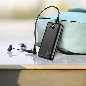 Veger L30 Power Bank 30000mAh 20W με 3 Θύρες USB-A και Θύρα USB-C Μαύρο