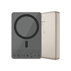 Recci RPB-W36 Ultra-Slim PD 20W Fast Charging Wireless Powerbank 15W 10000mAh Gold