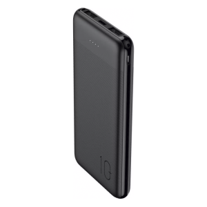 Veger A11S Power Bank 10000mAh 20W με 2 Θύρες USB-A και Θύρα USB-C Power Delivery / Quick Charge 3.0 Μαύρο