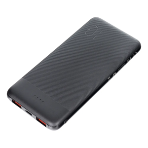Veger A11S Power Bank 10000mAh 20W με 2 Θύρες USB-A και Θύρα USB-C Power Delivery / Quick Charge 3.0 Μαύρο