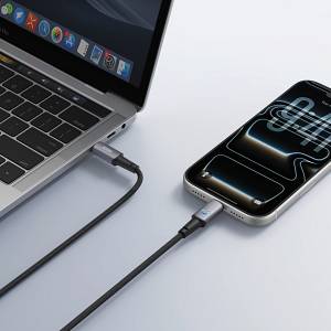 VEGER CC1-ZSD 100W USB-C to USB-C Cable with Smart LED Indicator, 1.5m Premium Nylon Braided PD 3.0 Fast Charging Cord for MacBook Pro, iPad, Samsung S26/S25, PPS 2.0, SuperVOOC