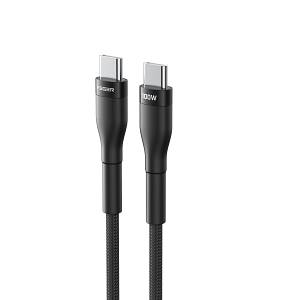 VEGER CC05 - 100W USB-C to USB-C Cable, 1.5m Premium Braided Fast Charging Cord, PD 3.0 & PPS 20V/5A Power Delivery Charging & Sync Cable for MacBook Pro, iPad Pro, iPhone 16/15, Samsung Galaxy, Laptops