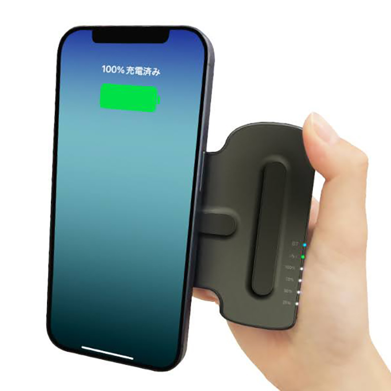 Veger W0569 SnapCam 5000mAh Wireless Charging Power Bank with Bluetooth Camera Controller-Black