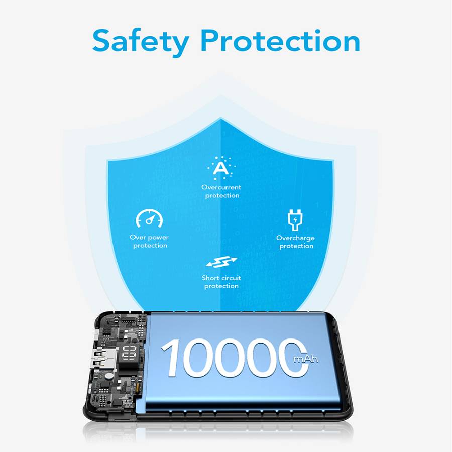 Veger S11 Power Bank 10000mAh 20W με Θύρα USB-A και Θύρα USB-C Quick Charge 3.0 / Power Delivery Μαύρο