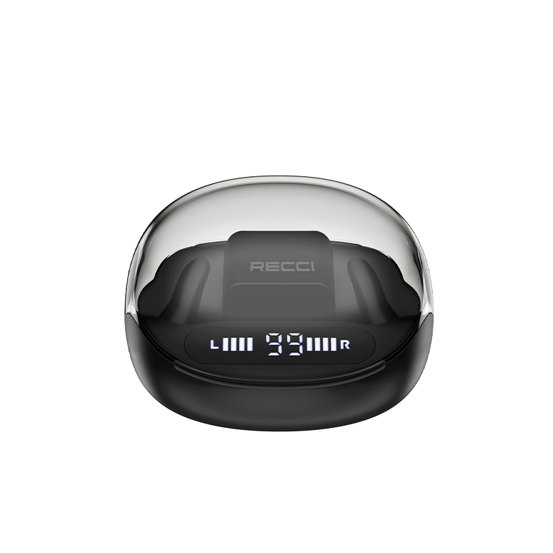 Recci REP-W71 Starry Sky In-ear Bluetooth Handsfree Earphones with Charging Case Black