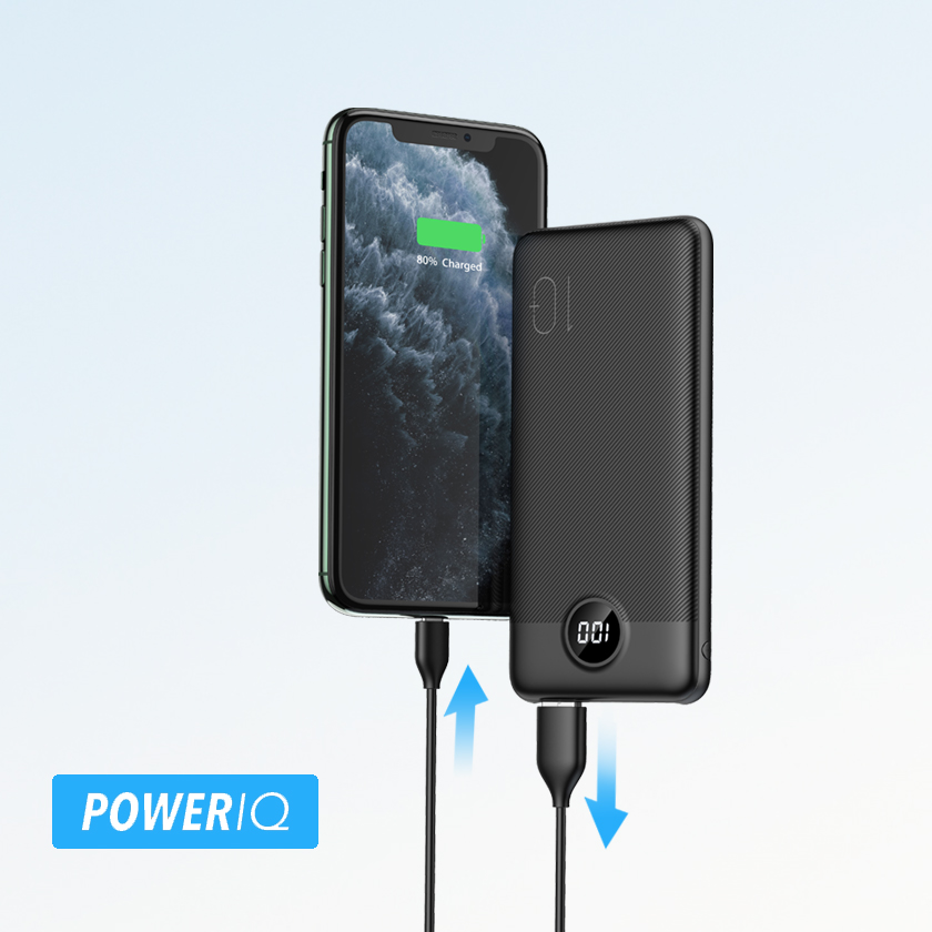 Veger L10S - Power Bank 10000mAh LCD Quick Charge PD20W (W1105PD)