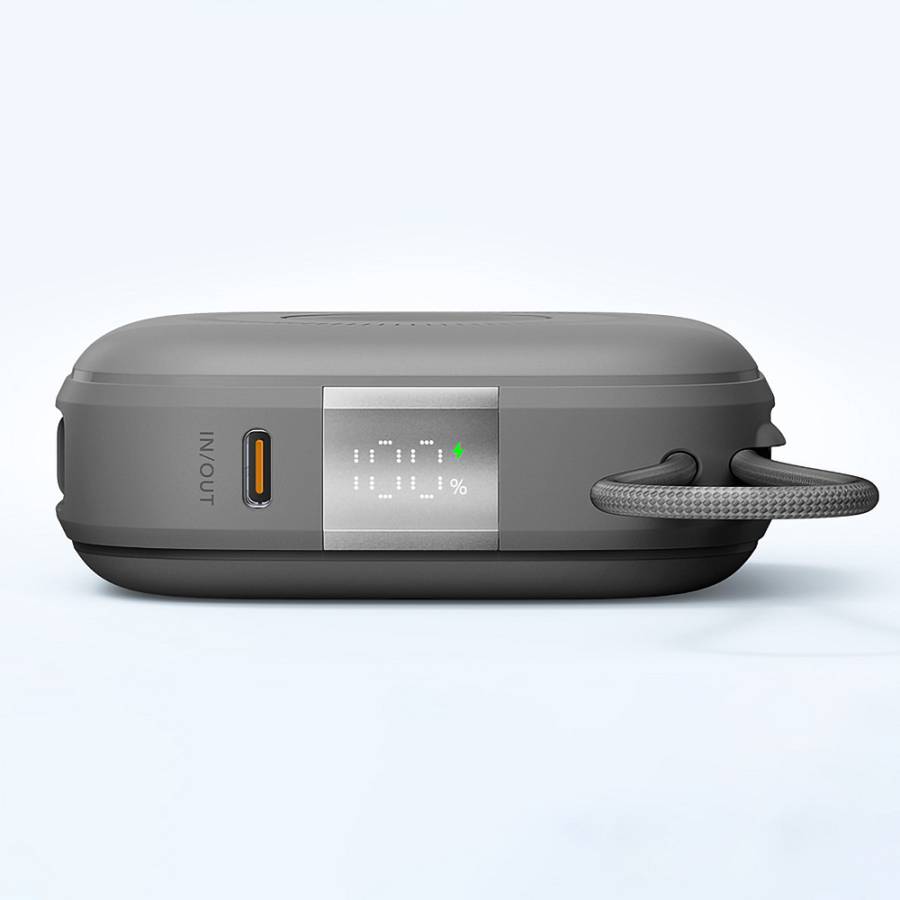 Veger W1185 - MagCore 3in1 - 10,000mAh PD Wireless Charging Powerbank for Apple iPhone, Watch & AirPods - Grey