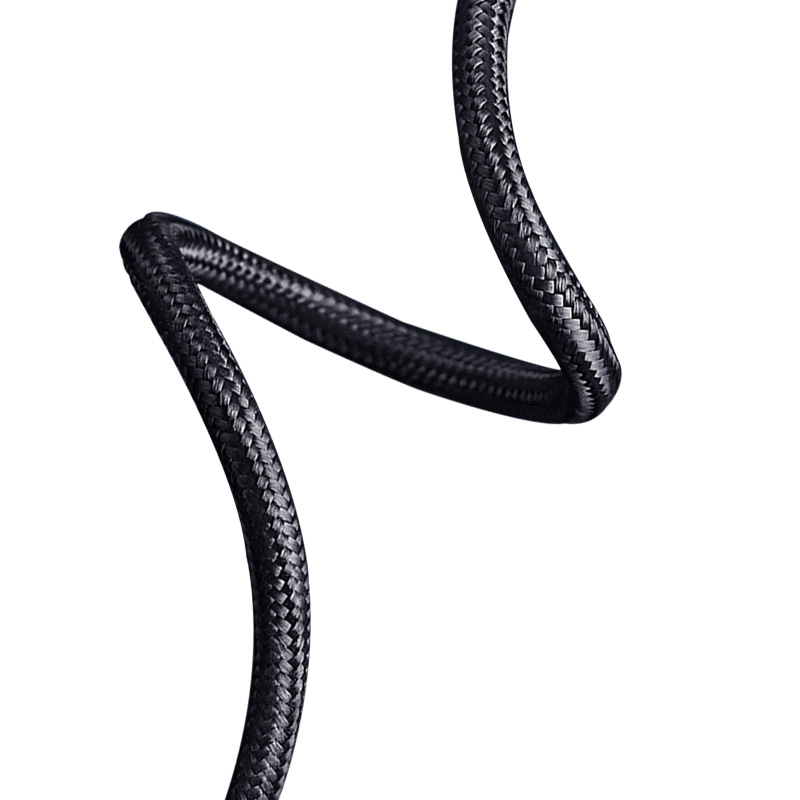 Recci RTC-T16 Cable 2-in-1 Type-C to USB-C & Lightning 1.2M - Black