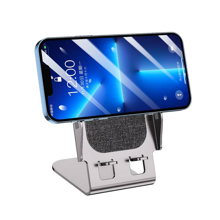 Veger Y53 Βάση Αλουμινίου Ασύρματης Φόρτισης Qi - 15W - Grey