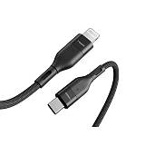 Veger CL01 Braided USB-C to Lightning Cable 60W Μαύρο 1.2m
