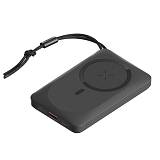 Veger W1151 MagOn Magnetic Wireless MagSafe Power Bank 10000mAh 15W με Θύρα USB-A και Θύρα USB-C Power Delivery / Quick Charge 3.0 Μαύρο