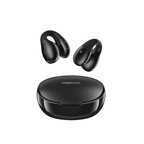 Recci REP-W66 Dynamic In-ear Bluetooth Handsfree Earphones with Charging Case Black