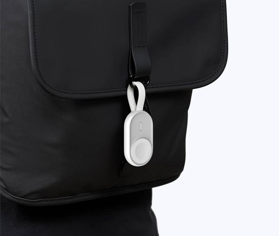 Veger W0102 1200mAh 2.5W Mini Portable Wireless Magnetic Wearable Charger Apple Watch Λευκό