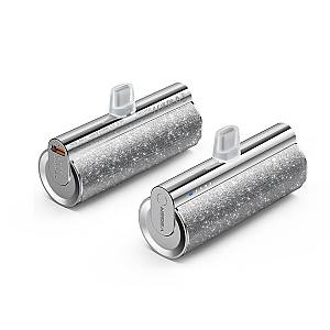 Veger W0573 Lipstick-USB-C Power Bank 5000mAh 20W Power Delivery Aσήμι