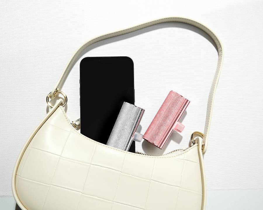Veger W0573 Lipstick-USB-C Power Bank 5000mAh 20W Power Delivery Aσήμι